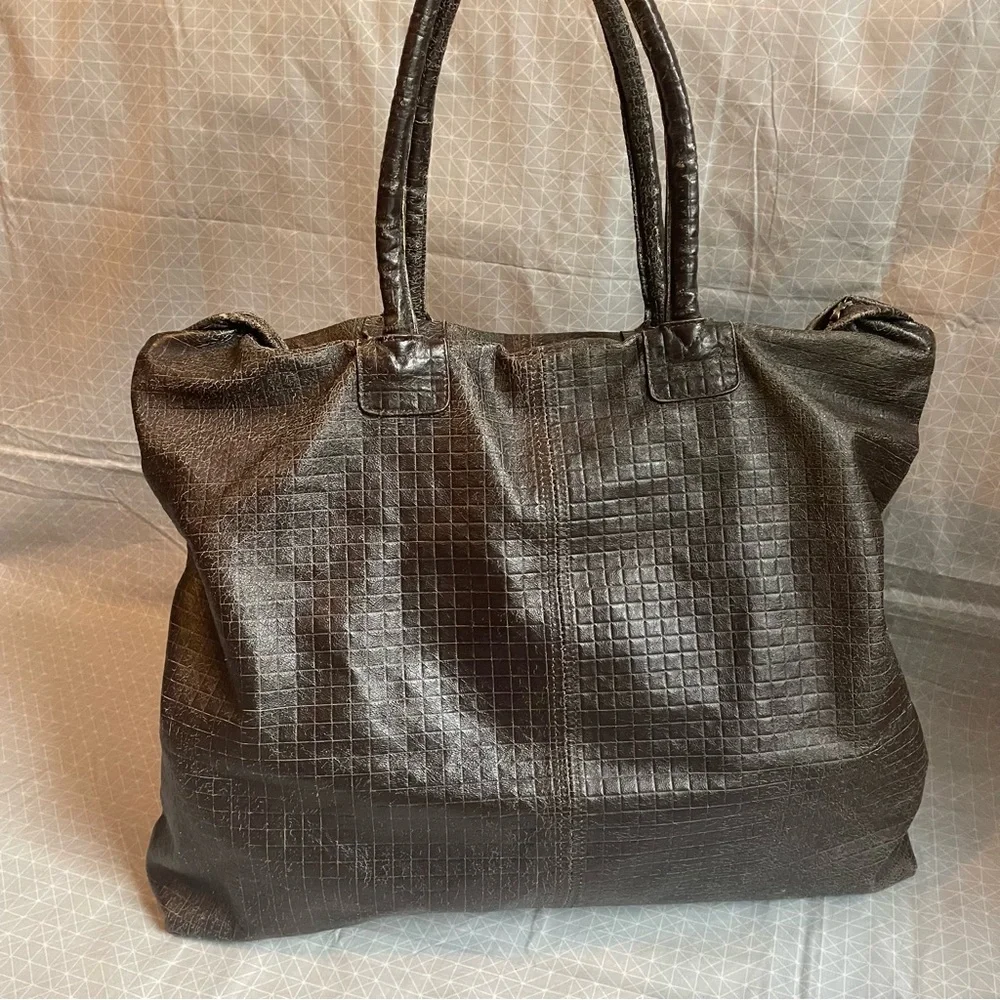Jas MB London Leather Weekender Travel Bag